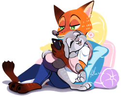 thefeatherwings:    “Mmmm…Hehehe…”who are you dreaming of, lil bunny?   