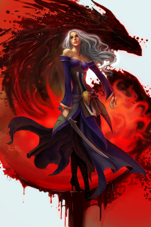 Blood mage by anndr 