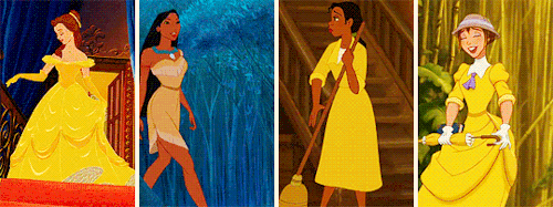 megahra:  Disney Ladies + A rainbow of outfits