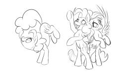 Tsitra360:Some Digital And Traditional Sketches During My Art Stream Of Pinkie And