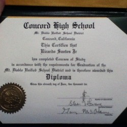 Aha Damn To Think Its Been 3 Years! Geezus! #Tbt #Throwback #Diploma #Chs #Classof2010