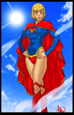 ganassaartwork:A fan art of Supergirl, one