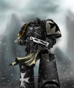 warhammer-fan-art:  Black Templar by celeng