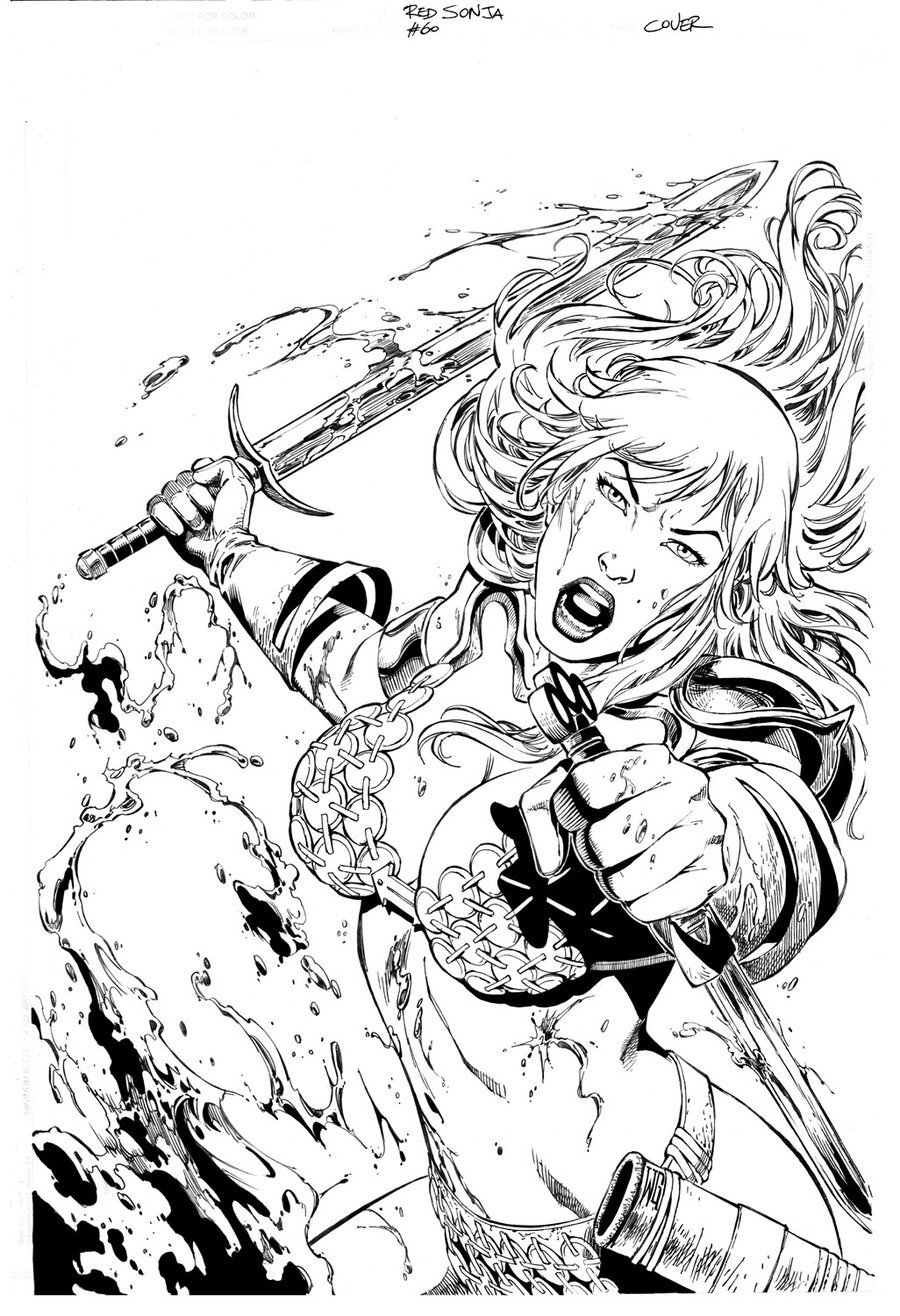 comicbookwomen:  Red Sonja-Walter Geovani
