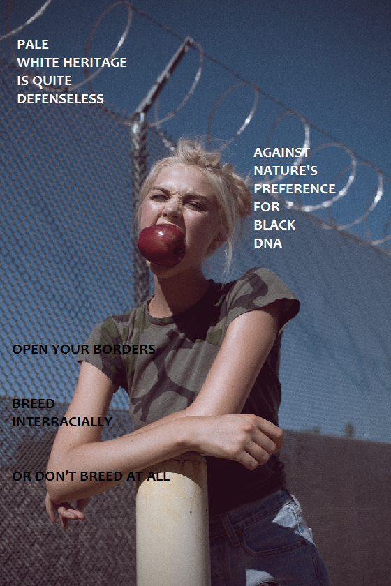 betty-got-blacked:  Open the borders of your white heritage &amp; let the black