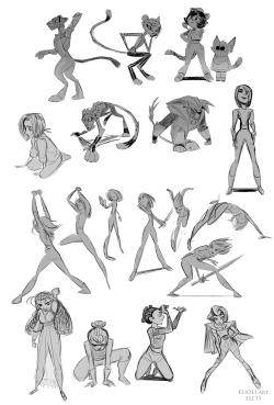 elioli-art:  Sketchdump of some stuff from