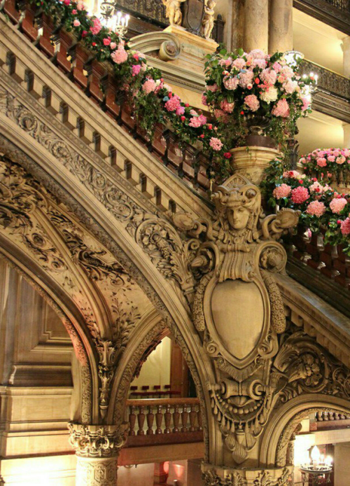 detailedart:Opera Garnier, Paris, France | David by Michelangelo