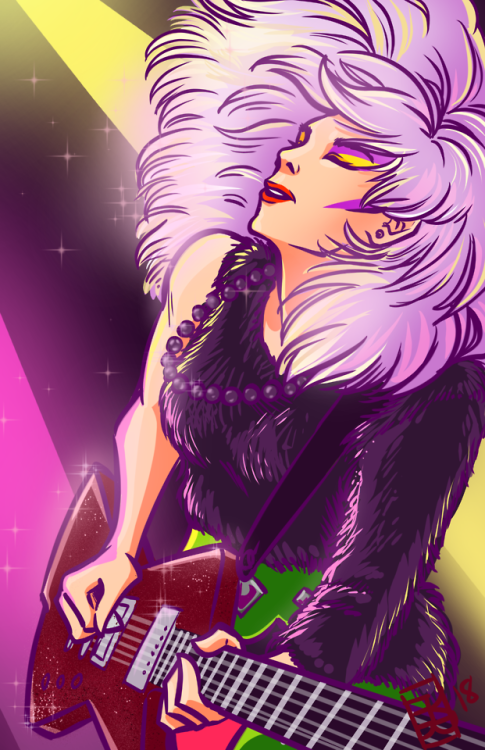 deathsdoodles: Apparently I never posted this when I drew it Beautiful drawing of Roxstar