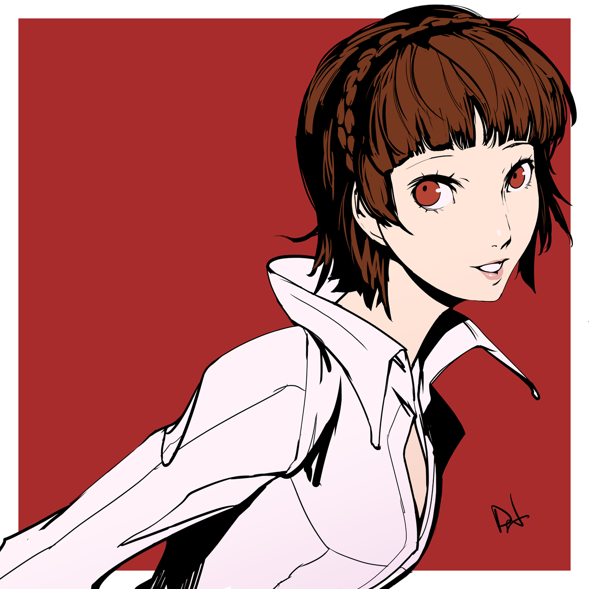 brinkofmemories: brinkofmemories: Makoto Nijima from Persona 5! Three days to go!!