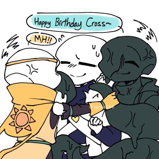 Happy birthday cross sans! : r/Undertale