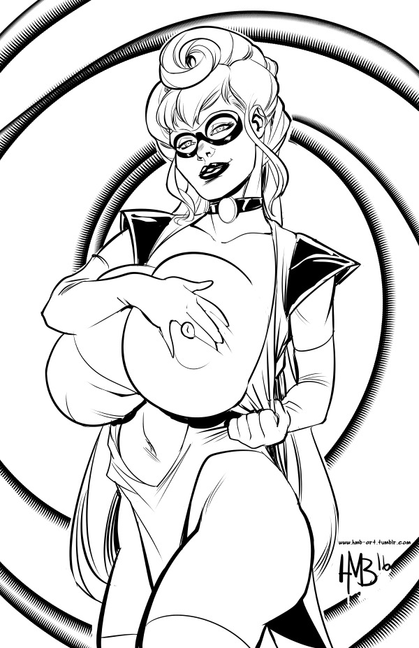 hmb-art:  Hypnotica (of Metrobay and Trishbot fame) getting the Beyond Rubies treatment.