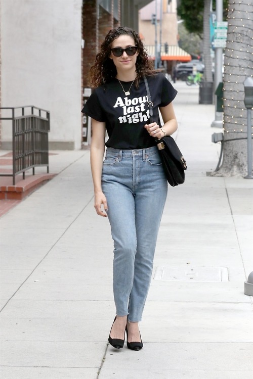 Emmy Rossum looking in Beverly Hills | May 11, 2018
