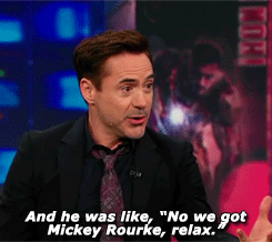  Robert explains why the Mandarin didn’t appear until the third Iron Man film on The Daily Show. 