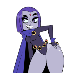 kindahornyart:smug raven