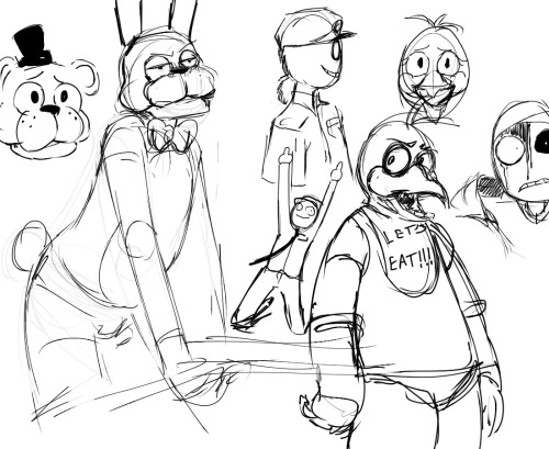 Doodles And Sketches (Scott's Hand Is Badly Drawn On Porpoise- The Man's Dilemma Of Embracing Reb's Anatomy