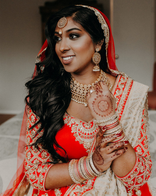 Michelle ❤️ #RavBBridehair: Kaashni Brarmakeup: Amareen Brar