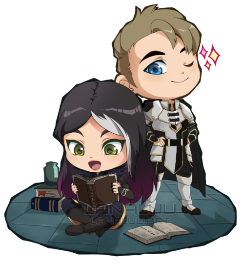 lanaluuart:One more to add to the Dragon Prince series! Soren and Claudia. Please do not re-post any