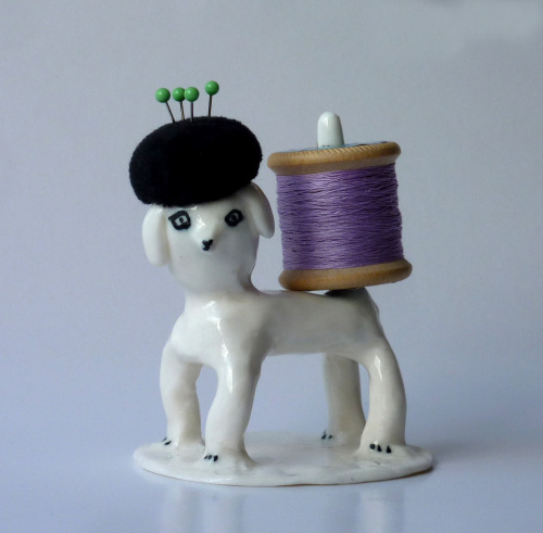 collectorsdream:  eleonorbostrom:  more haberdashery dogs going to höganäs  Eleonor Boström 