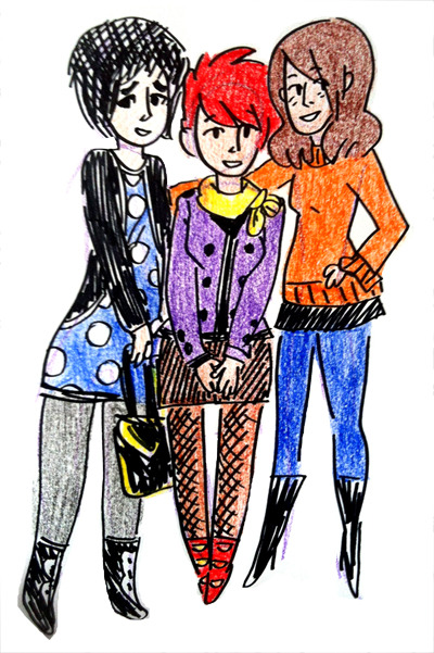 LAST ONE FOR NOW. 3 pals hangin&rsquo; out