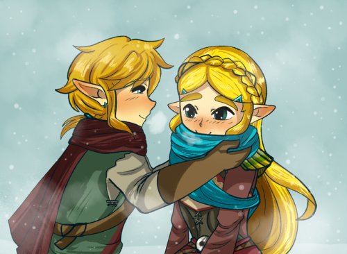 tetraxlinkfan1 - YO, IT’S DECEMBER!So here’s some wintery ZeLink...