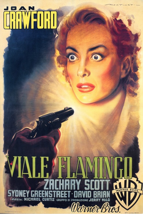 modernizor:Flamingo Road - Michael Curtiz - 1949 - Italian poster by Luigi Martinati via pinterest.c