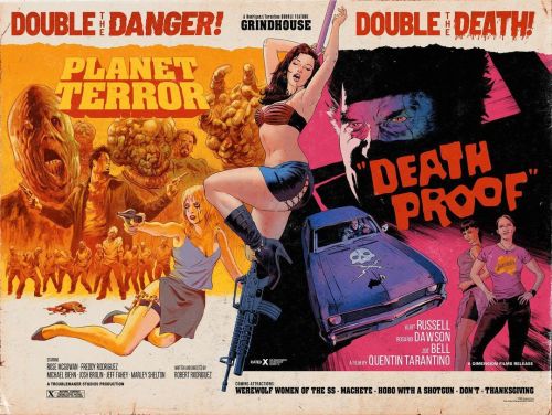 From Sketch to Final pt15: Planet Terror/Death Proof & Kill Bill screenprints. These UK quad siz