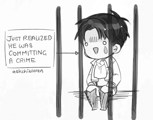 askchibieren:   It wasn’t a happy ending. //Don’t worry, Erwin let him out soon after. Pls don’t kill me at least give me 10 seconds to run 