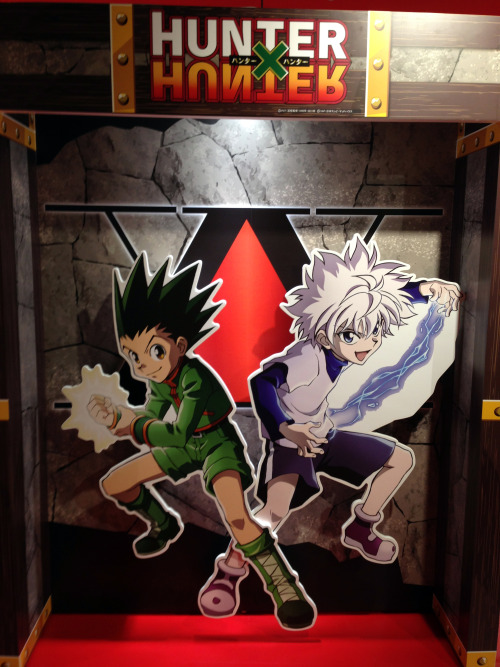 akayashi:  Some of the Hunter x Hunter stuff you can see at Ikebukuro’s J-World Shounen Jump Park!