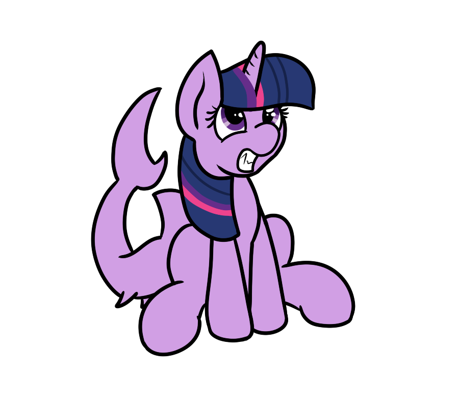 mayhem-d:  Have a colored Twilight Sharkle. (pun © of Xeni)The original lineart