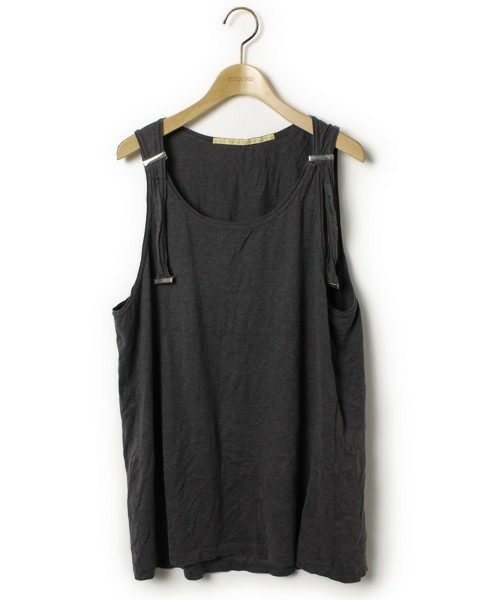 COTTON TANK WITH ADJUSTABLE STRAPS FROM CAROL CHRISTIAN POELL