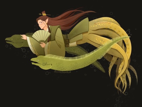 Another Design I Tried Earlier This Year For Sea Witch!SQQ He Looks Good With A Couple Of Eels