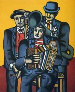 artist-leger: Three musicians, Fernand Léger