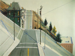 ohzephyr: Wayne Thiebaud, 24th Street Intersection,