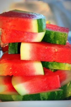 seasonalwonderment: Sliced Watermelon