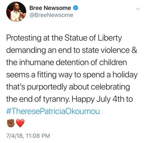 theycallme-misssunshine:odinsblog:Therese Patricia Okoumou. Patriot. You know what you have to do if