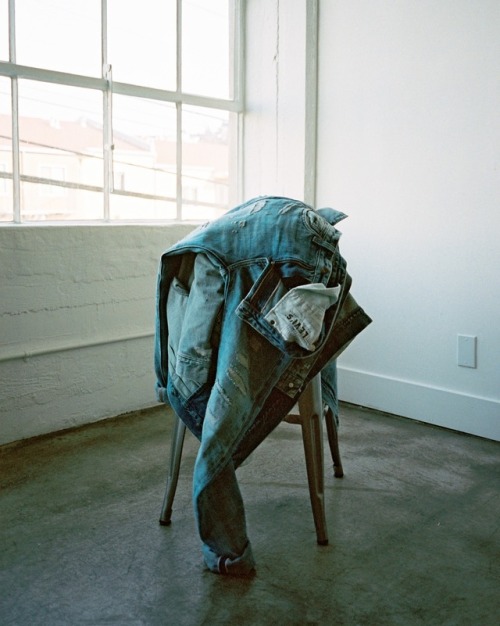santanabellas:adrian, brandon and james for levi’s made & crafted  set design by kameron richie 