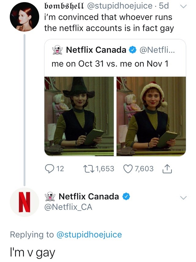 surprisebitch: gaypeopletwitter:  tonight we eat at netflix 
