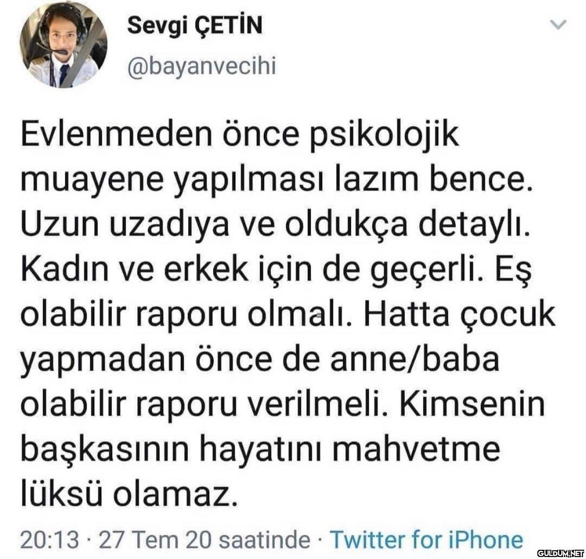 Sevgi ÇETİN @bayanvecihi...