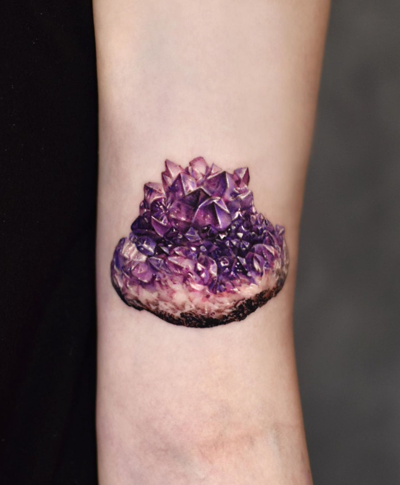 Royal Six Tattoo  Amethyst tattoo by tattoosbymaud royalsixtattooparlour  walk ins are on a first come first served basis daily royalsixtattoo  placervilletattoo  Facebook