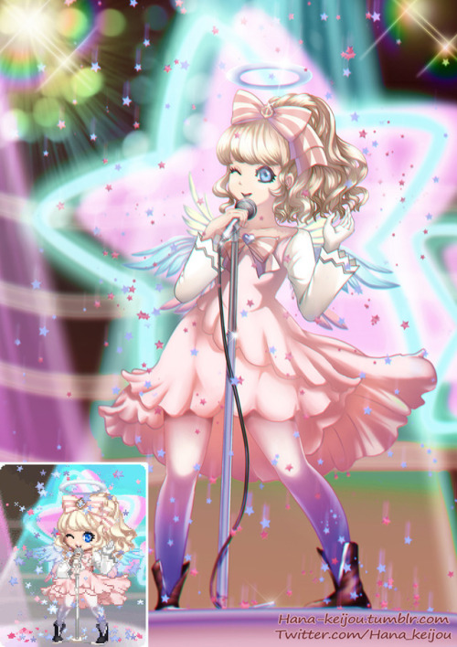 Entry #1 to Gaiaonline&rsquo;s idol contest last month. Avatar redaws are about as uninspired as