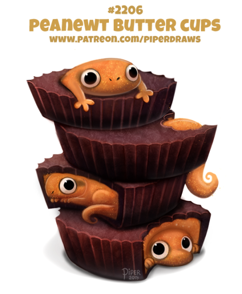 cryptid-creations - Daily Paint 2206. Peanewt Butter CupsPrints...