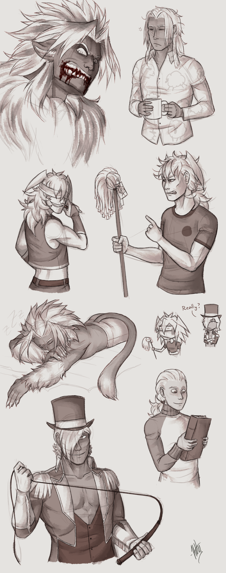 ygo-nightmarecircus:  k--kit:  high res  My ask blog’s second anniversary rolled