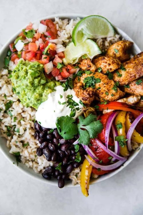 Chicken Fajita Burrito Bowl