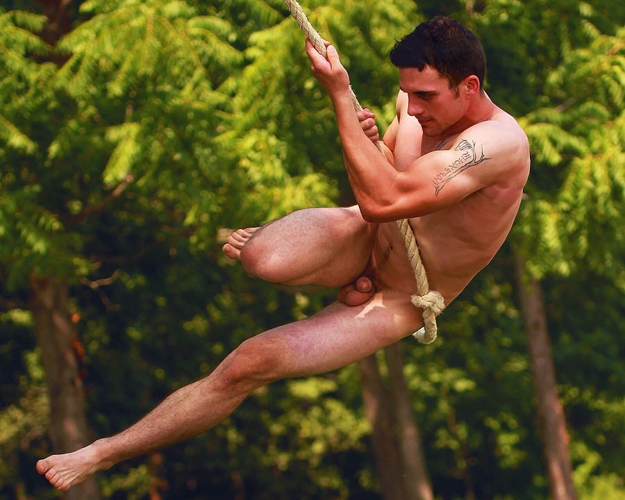 homoeroticusrex:More naked camping!