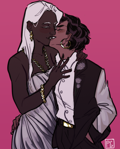 pidgeydraws:got distracted by Ororo and Yukio ship while i was working on commission 