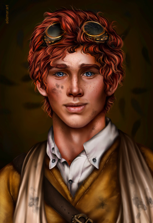 Finally! I have finished my Six of Crows illustration series! And here is the cute and sweet Wylan V