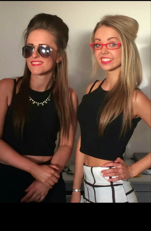 chavslutsandslags:  Which Ones Gonna Get It First? Blonde on right for me easily