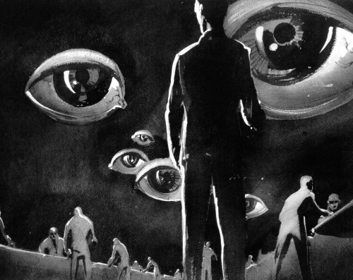 slobbering:Salvador Dali ~ Dream sequence for Alfred Hitchcock’s ‘Spellbound’, (1945)