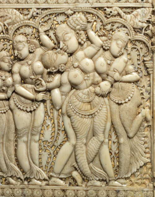 Ivory panel, Nayaka period, Madurai, Tamil Nadu