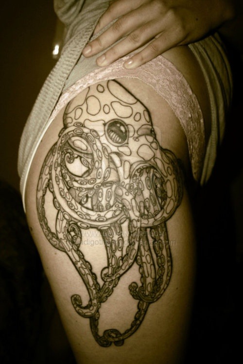 I suspect Disney had something to do with my love of octopodes and their tentacled brethren.